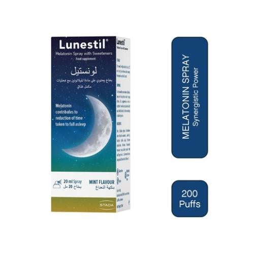 لونستيل بخاخ ميلاتونين بنكهة النعناع 20 مل