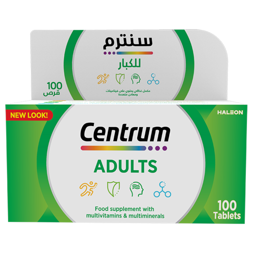 سنترم للكبار فيتامينات ومعادن متعددة 100 حبة