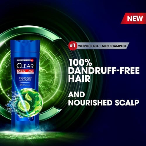 كلير شامبو ضد القشرة للرجال إنتعاش الاستحمام 600مل