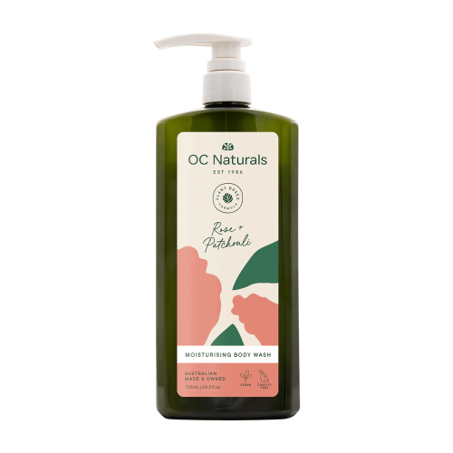 او سي ناتشورالز غسول الجسم المرطب بالورد والباتشول...