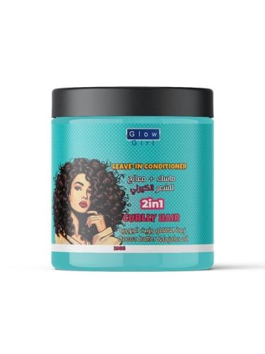 جلو جيرل ماسك+معالج للشعر الكيرلي خلاصة زبدة الكاك...