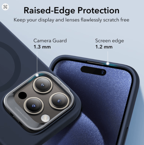 ESR لهاتف iPhone 15/16 Pro حافظة MagSafe ناعمة لها...