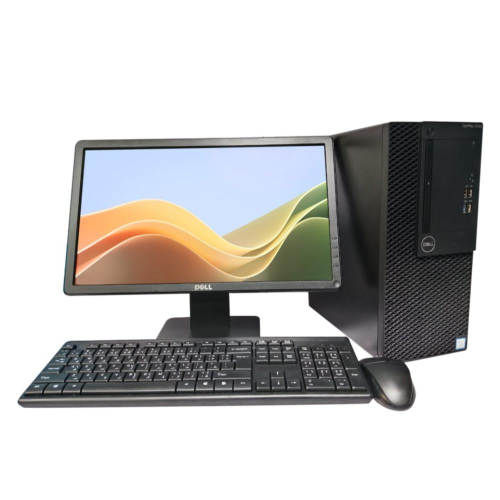 كمبيوتر مكتبي ديل مجدد i3 الجيل الثامن 3050 مع شاش...