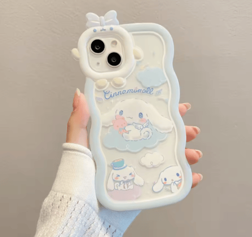 Kawaii سانريو سينامورول جراب هاتف آيفون 16 15 14 1...