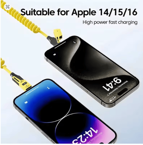 4 في 1 65 واط الربيع كابل بيانات قصير 6A USB نوع C...