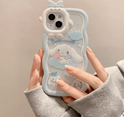Kawaii سانريو سينامورول جراب هاتف آيفون 16 15 14 1...