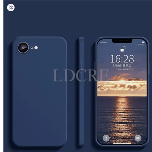 حافظة لهاتف آيفون 16e حافظة حماية من السيليكون الس...