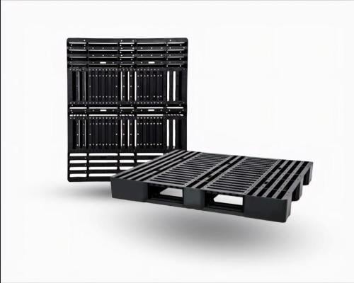 High-pressure plastic tray · 1000 kg load · Black