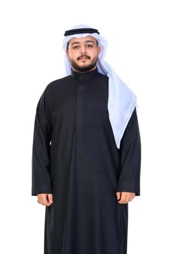 ثوب رجالي خلية قماش كوري بسحاب ماركة السويدي