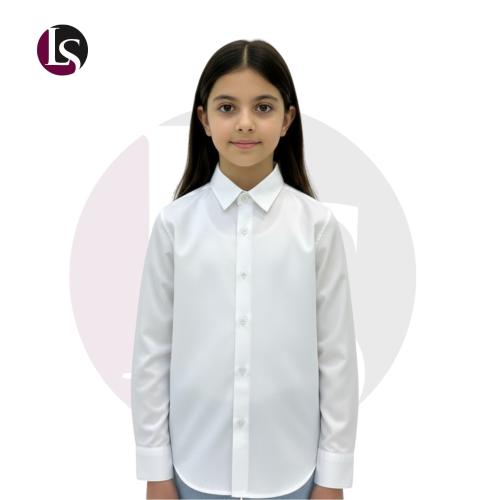 بلوزة السويدي لون ابيض رسمي