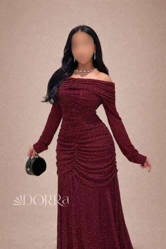 فستان سهرة عودي أوف شولدر