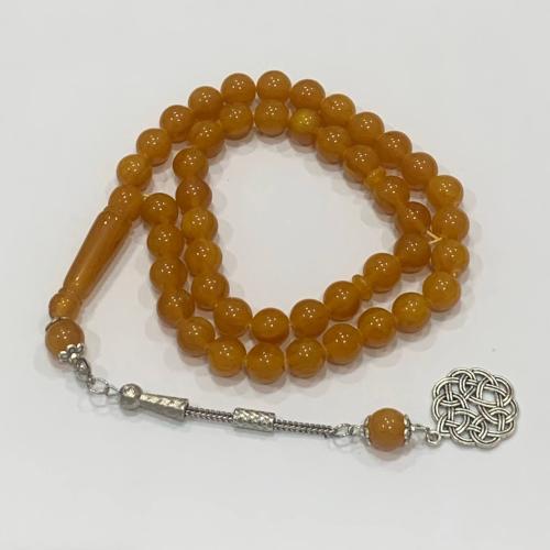 سبحة بكلايت عسلي