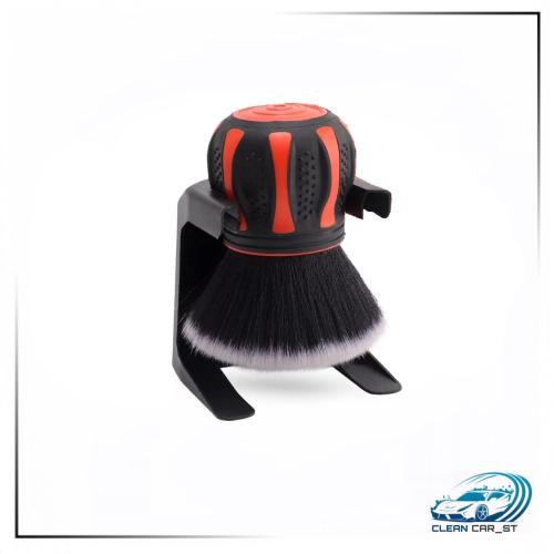 فرشاة تنظيف ناعمة بمقبض مع قاعدة