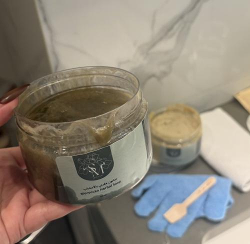 صابون مغربي بالأعشاب