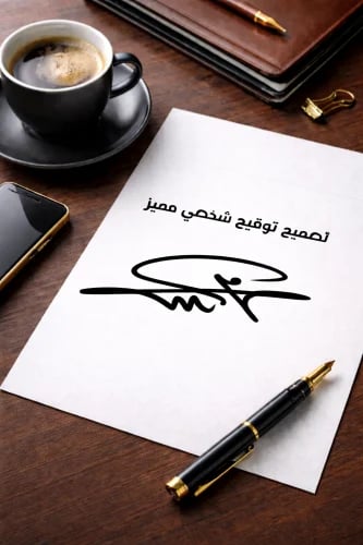 تصميم توقيع شخصي مميز