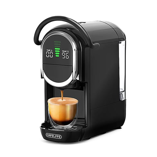 ماكينة صنع القهوة Cafelffe 4in1 دولتشي غوستو نسبرسو كبسولة ESE Pod قهوة مطحونة كافتيريا 19 بار ساخن/بارد، هدية للحبيب