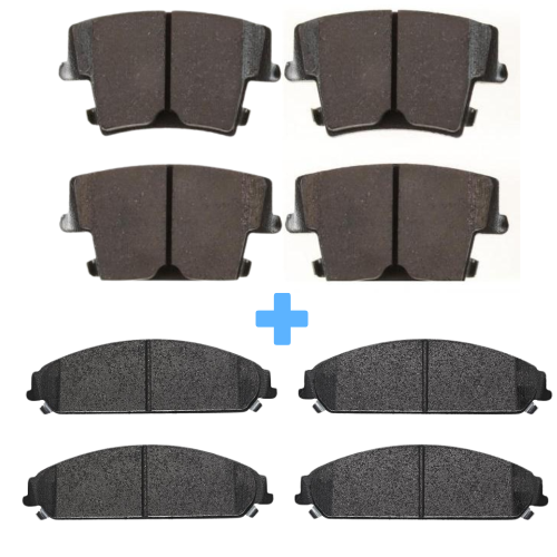 طقم فحمات اماميه + فحمات خلفية سيراميك كرايسلر 300