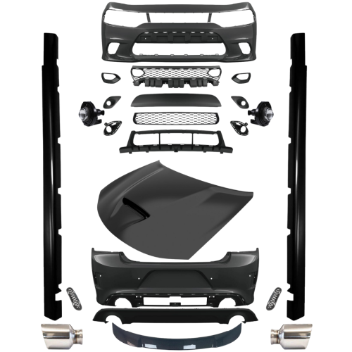 بودي كيت خارجي كامل تعديل دودج تشارجر الى SRT الاص...