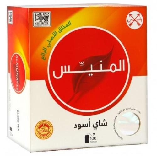 شاي المنيس اسود 100 كيس
