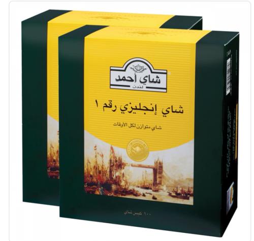 شاي احمد انجليزي رقم 1 100كيس