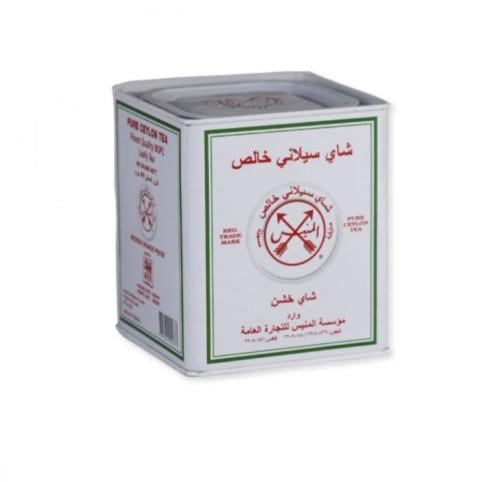 شاي المنيس الأبيض تلقيمة سيلاني خالص علبة معدنية 4...