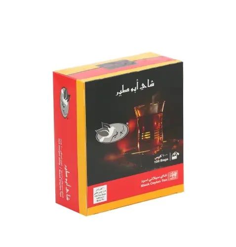 شاي ابو طير سيلاني اسود 100 كيس