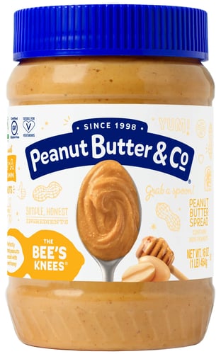 زبدة الفول السوداني العضوي للدهن بالعسل 454 جرام