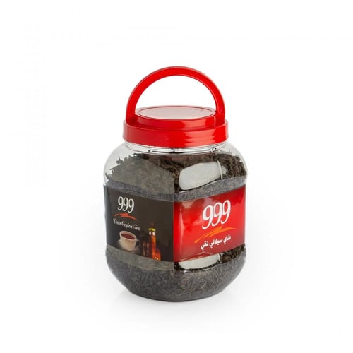 شاي ثلاث تسعات 999 اسود سيلاني بلاستيك 500g