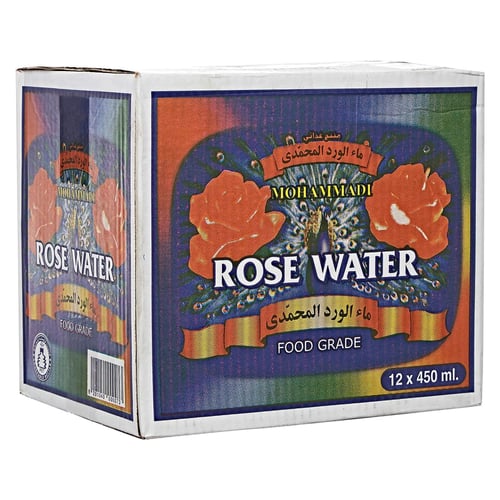 Carton of Muhammadi Rose Water 450 ml