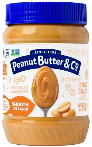 زبدة الفول السوداني الناعمه للدهن عضوية 454 جرام