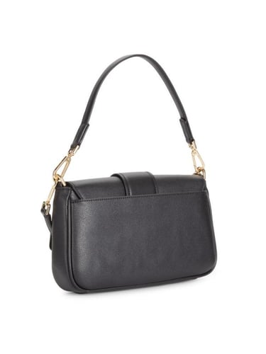 شنطه كيلفن كلاين جلد اسود هاندل قصير + استراب طويل