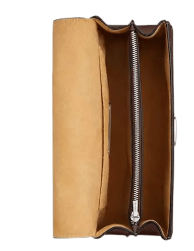 شنطه كوتش هاندل متوسطه لون بني شوكلاته