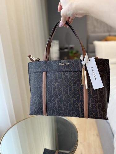 شنطه كيلفن كلاين سقنتشر بني