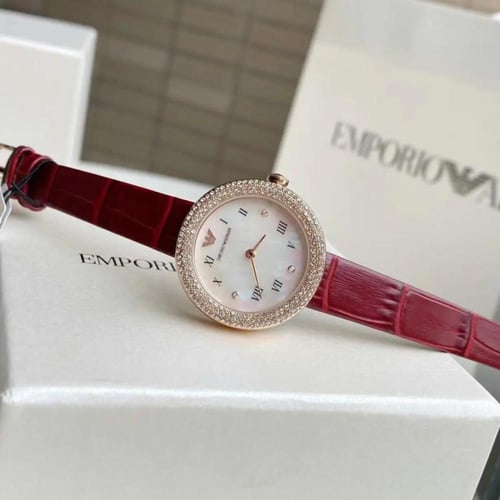 ساعه ارمني برغندي