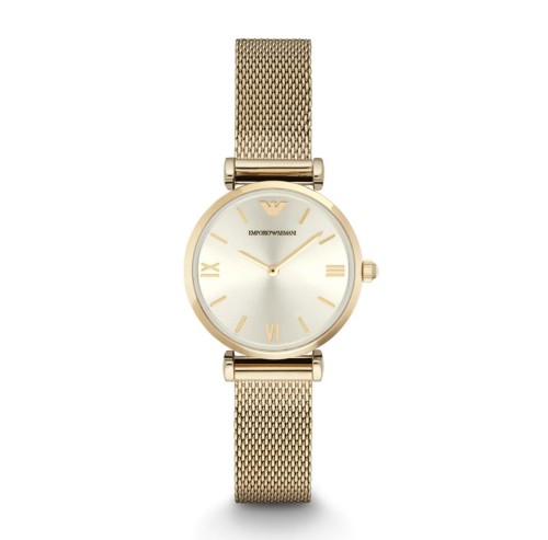 ساعه ارمني نسائي لون ذهبي