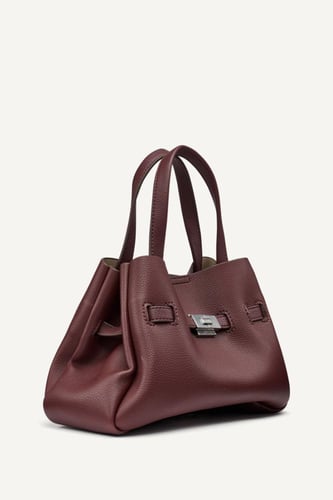 شنطه دكني لون برقندي