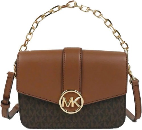 شنطة مايكل كورس سقنتشر بني انيقه