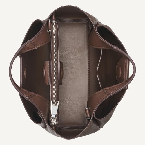 شنطه دكني لون موكا بني اصلي