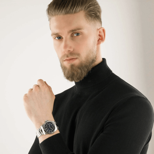 ساعه مايكل كورس رجاليه بلاتينيه