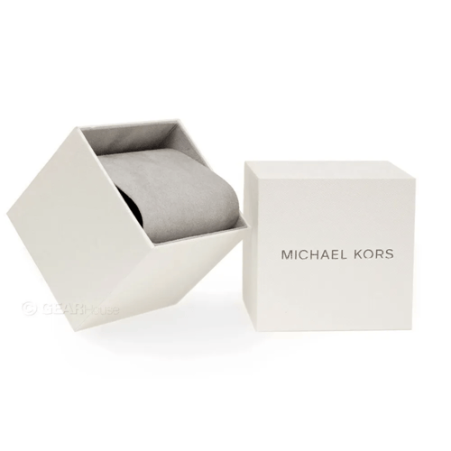 ساعه مايكل كورس جلد اسود