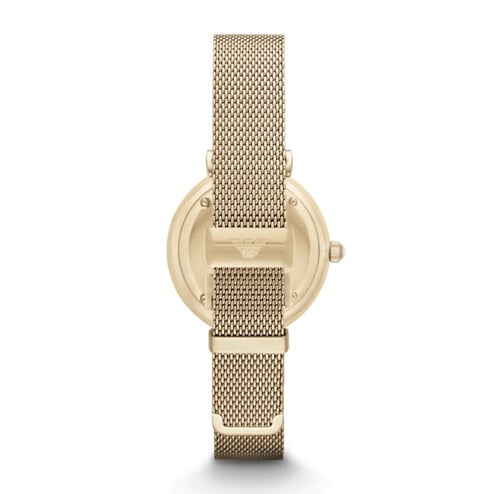 ساعه ارمني نسائي لون ذهبي