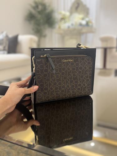 شنطه كيلفن كلاين بني سقنتشر اصلي