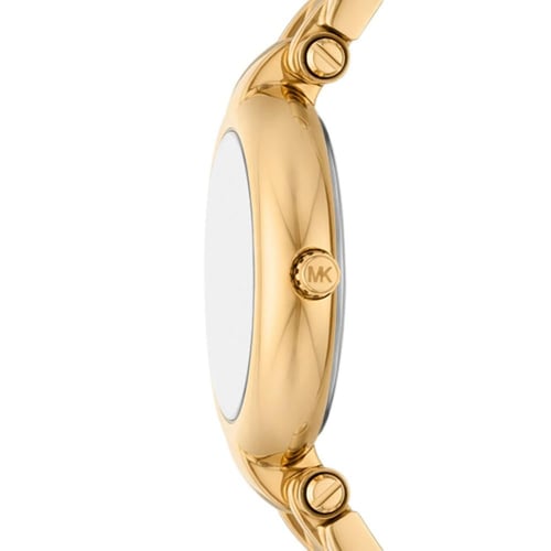 ساعه مايكل كورس ذهبي ميناء زمردي اصلي