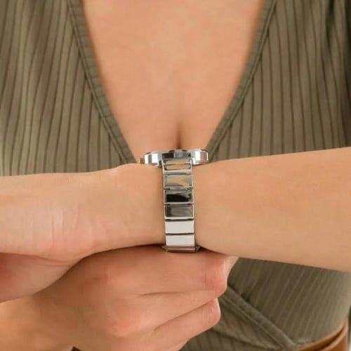 ساعه دكني فضي