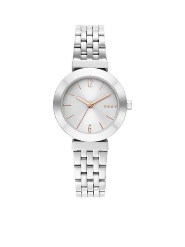 ساعه دكني لون فضي