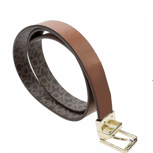 حزام دكني بلون البني سقنتشر مقاس مقاس M/L