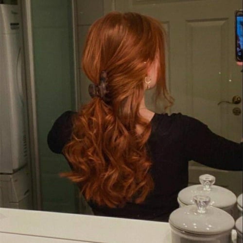 صبغة شعر لون نحاسي روسي100ملي تغطي الشيب 100‎%‎