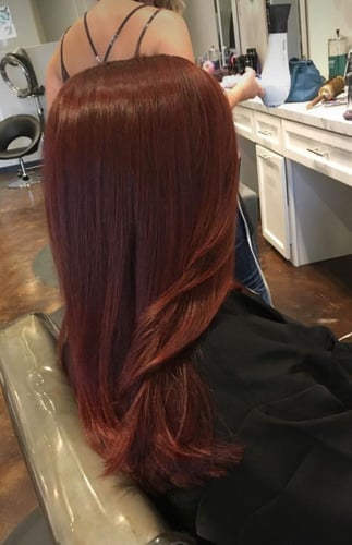 صبغة شعر لون بني كرزي100ملي تغطي الشيب 100‎%‎