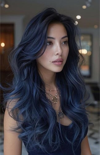 صبغة شعر لون كحلي 100ملي تغطي الشيب 100‎%‎