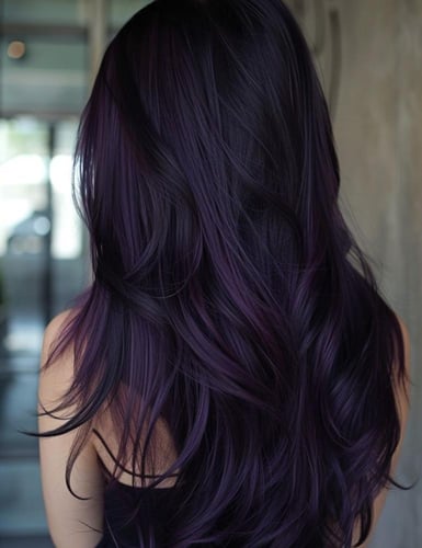 صبغة شعر لون بنفسجي غامق 100ملي تغطي الشيب 100‎%‎